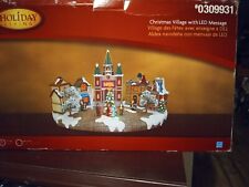 HOLIDAY LIVING Christmas Village w/ LED Message 0309931 picture