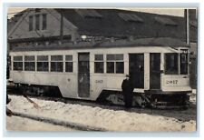 1918 IRC 2017 Kuhlman Co. Ohio, Trolley Tram Railroad Winter Series Postcard picture