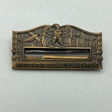1937 American Legion Foreign Pilgrimage Badge Pin Art Deco Stature Of Liberty P5 picture