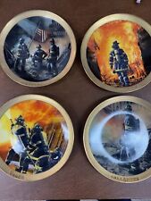 Lot of 6 Branford Exchange visions of valor mark Manwaring Fire Rescue plates picture