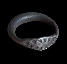 SUPERB ANCIENT VIKING SILVER RING   DATING 10TH CENTURY AD    66734 picture