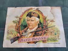Vintage Daniel BOONE TOBACCO poster print sign art picture