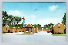Hays KS-Kansas, Sunset Motel, Advertisement, Antique, Vintage Souvenir Postcard picture