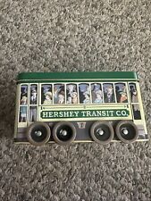 2002 Hershey Transit Co. Vehicle Series Canister Tin #3 Trolley Wheels Move  picture