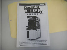 Original vintage RADIKAL BIKERS SNK JAPANESE  arcade game manual radical picture