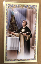 Saint Thomas Aquinas Laminated Student Prayer Card, New picture