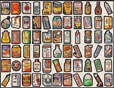 Vintage UnCuT Card Sticker Sheet 70's WaCkY Packages Packs has S)hot Wheels NM picture
