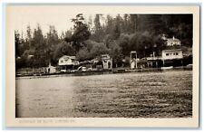 c1930's View Of Courtesy Of Happy Landing J24 RPPC Photo Vintage Postcard picture