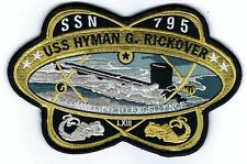USS Hyman G. Rickover SSN 795 -  6x4 in FE BCP c7506 Submarine Patch picture