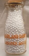 MARYLAND DAIRY ANDOVER MASSACHUSETTS ESSEX COUNTY WAR SLOGAN PICTURE HALF PINT picture