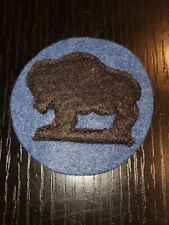 1920s WWI US Army 92nd Infantry Division Wool Patch L@@K picture