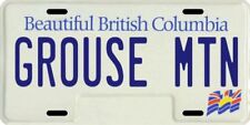 Grouse Mountain Vancouver Beautiful British Columbia Canada BC License Plate picture