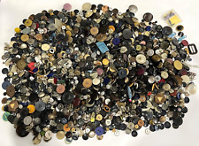 Lot of Mixed Assorted Replacement Alteration Shirts Buttons Zipper Puller (6LB) picture