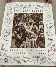 1999 Espy Awards Signed Poster - Radio City Music Hall Feb 15 1999 With Name Key picture