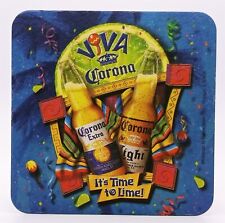 Viva Corona It's Time To Lime Beer Coaster-Mexico-S443 picture