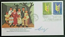 Benjamin Levy Artist Signed Autographed 1976 First Day Cover Food Council WFUNA picture
