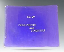 Vintage Monument & Marker Designs Catalog No. 29 - Stone Masonry 65+pg picture