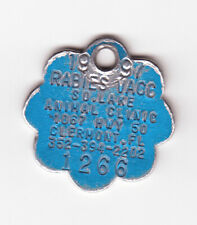 1997 CLERMONT FLORIDA RABIES VACCINATED DOG TAG #1266 picture