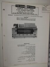 SF V-M Voice of Music Technical Service Manual  TUNER AMPLIFIER 20217, 20219 BIS picture