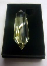 Citrine Vogel 24 Hand Cut Facet Healing Crystal Double Pointed huge energy picture