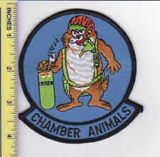 US Air Force Patch Aerospace Operational Physiology Training Team Chamber Animal picture