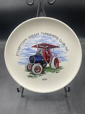 Vintage 1985 Stumptown Steam Threshers Club Collectible Plate 9” LN picture