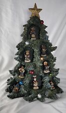 Vintage Rare Boyds Bears Christmas Tree Large Display With 9 Figurines  picture