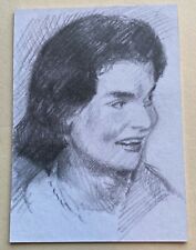 JACQUELINE KENNEDY DECISION 2020 SER2 HAND DRAWN SKETCH 1/1 SIGNED BRYCE KNOTT picture