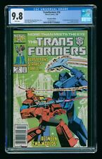 TRANSFORMERS #18 (1986) CGC 9.8 NEWSSTAND EDITION WHITE PAGES picture