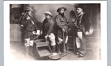 GOLD MINERS: NICE VINTAGE REPRINT real photo postcard rppc california ca picture