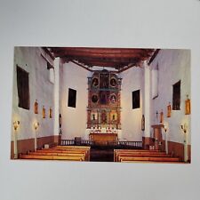 Interior Of The Oldest Church In USA San Miguel Mission Santa Fe NM Postcard picture