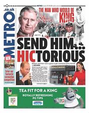 UK Metro Newspaper, King Charles III Coronation, Royal Family, Souvenir, 5.5.23 picture