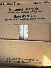 (6 PACK) STARBUCKS SUMMER BERRY UNRELEASED REFRESHER BASE 1L EX 6/24 picture