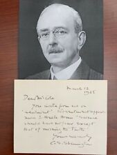 CHARLES SCOTT SHERRINGTON HANDWRITTEN LETTER SIGNED, 1932 NOBEL PRIZE, NEURONS picture