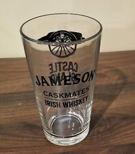 Jameson Caskmates Irish Whiskey Castle Island Pint Beer Glass Cannon Boston picture