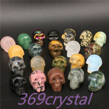 Wholesale A Lot Natural quartz crystal mini small Skull Carved Crystal Skull picture