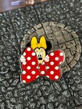 Minnie Mouse Red Polka Dot Bow Authentic Disney Collectible Trader Pin picture