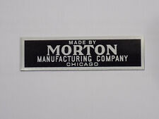 Morton Manufacturing Company Replacement Tag for Step box or Conductor's Stool picture