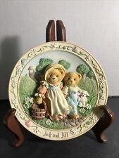 Cherished Teddies Jack & Jill Our Friendship Will Never Tumble Sculptured Plate picture