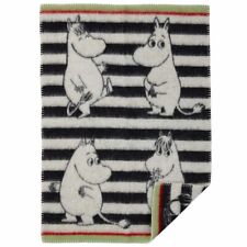 KLIPPAN Moomin And Snorkmaiden Baby Pram Blanket Lambswool 65 cm X 90 cm picture