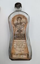 Vintage Dr Saches Laboratories Rubbing Alcohol Bottle Chicago IL  picture