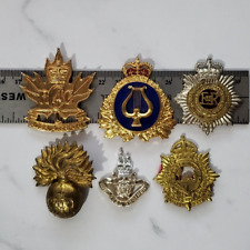 Canadian Badge No Lug/Slider 6 Lot Music RCAC Grenadier Guards Elgin Regiment picture