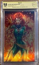 Faro #1 Metal Exclusive CBCS 9.8 Graded Slab - 2x SIGNED Jaime Tyndall Ale Garza picture