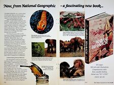 1972 Marvels of Animal Behavior Book 70s Print Ad National Geographic Society picture