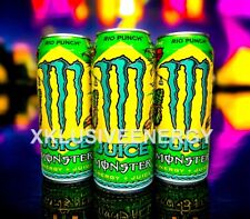 NEW RARE JUICE MONSTER RIO PUNCH - 3 FULL CANS picture