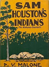 SCARCE-VINTAGE-1ST ED. 1960-SAM HOUSTON'S INDIANS-THE ALABAMA COUSHATTI-HB-DJ picture