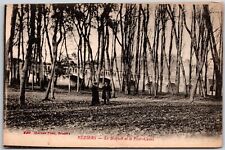Beziers - Bosquet Et Le Pont Canal France Men in Woods Postcard picture