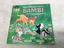 Walt Disney 1978 Bambi  33 Speed See Hear Read Book and Record  picture