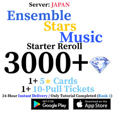 [JP] [INSTANT] 3000+ Gems | Ensemble Stars Music Reroll Fresh Starter picture