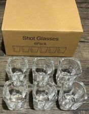 6 Pack Heavy Base Shot Glasses Set, 2.2 oz Clear Shot Glasses Bulk  picture
